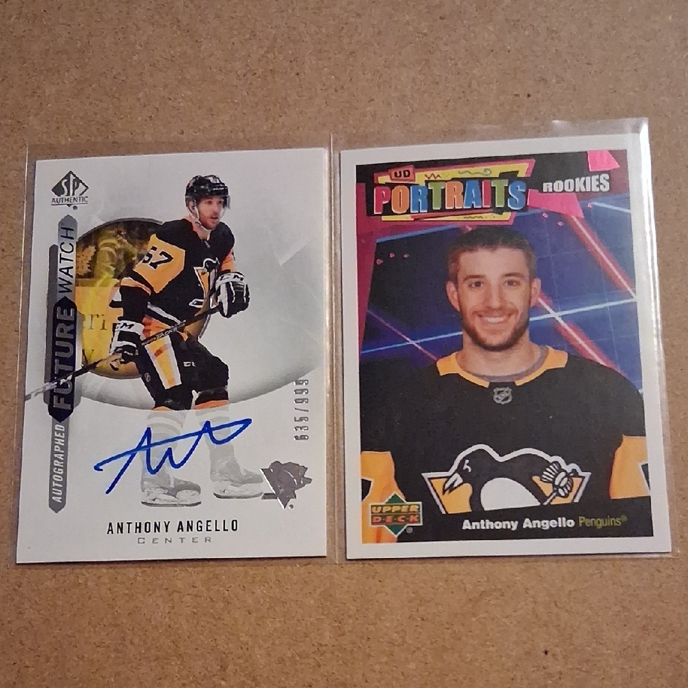 Anthony Angello Hockey Cards Set